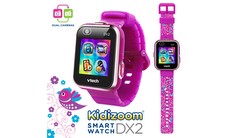 KidiZoom® Smartwatch DX2 (Floral Birds with Bonus Vivid Violet Wristband)